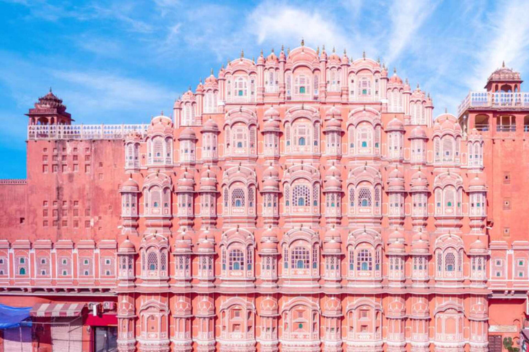 Desde Delhi: Visita Privada de un Día a la Ciudad de Jaipur en CocheTodo Incluido Excursión Privada de un Día por la Ciudad de Jaipur en Coche