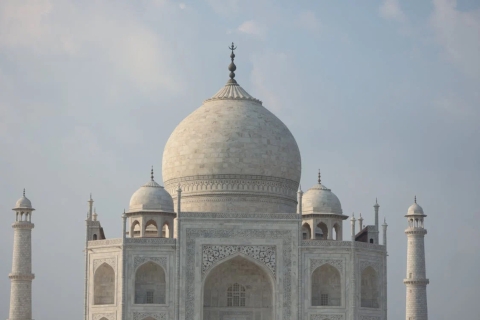 Au départ de Delhi : visite de nuit du Taj Mahal en voiture privéeDepuis Delhi : Taj Mahal et Agra (visite de nuit) en voiture privée