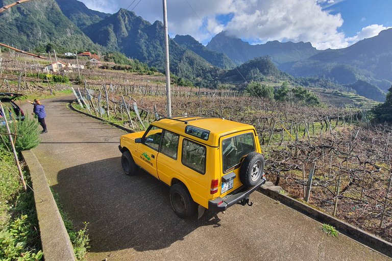 Porto Moniz: jeeptour van een hele dag, Seixal-strand, vulkanisch zwembad