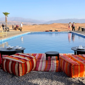 From Marrakesh: Agafay Desert Day Trip w/ Swimming and Lunch