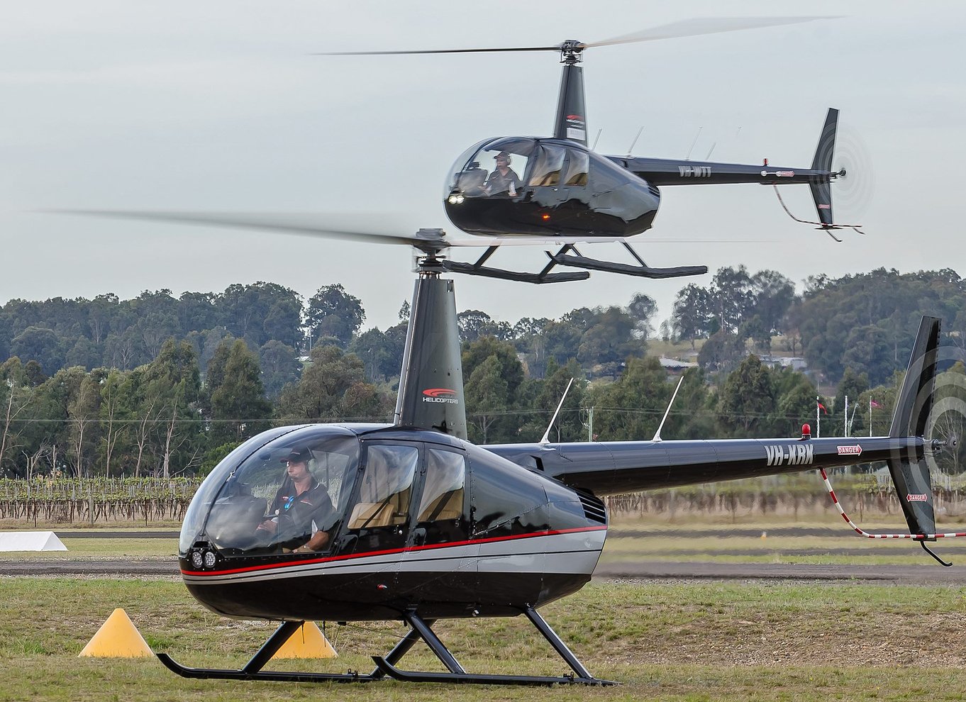 Pokolbin: 10 minutters helikopterrundflyvning i Hunter Valley