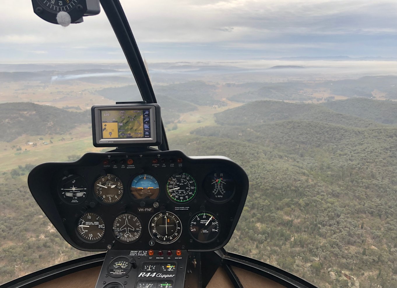 Pokolbin: 10 minutters helikopterrundflyvning i Hunter Valley