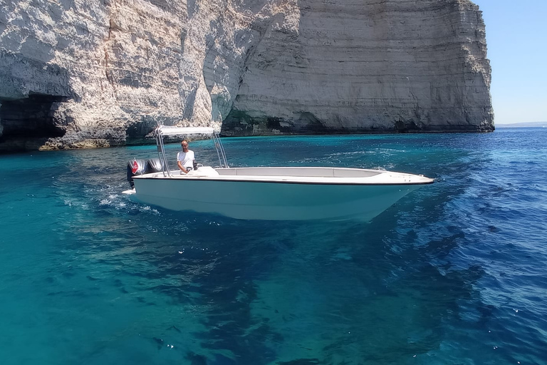 Private speedboat charter for Comino, Gozo, Blue Lagoon