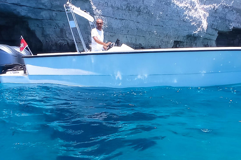 Private speedboat charter for Comino, Gozo, Blue Lagoon