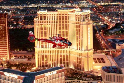 Circuit en hélicoptère à Las Vegas - Vol de nuit avec transfert