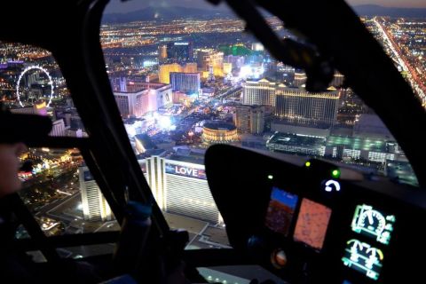 Las Vegas Helicopter Tour-Strip Night Flight with Transfer