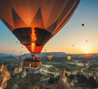 Voos de balão de ar quente em Alanya