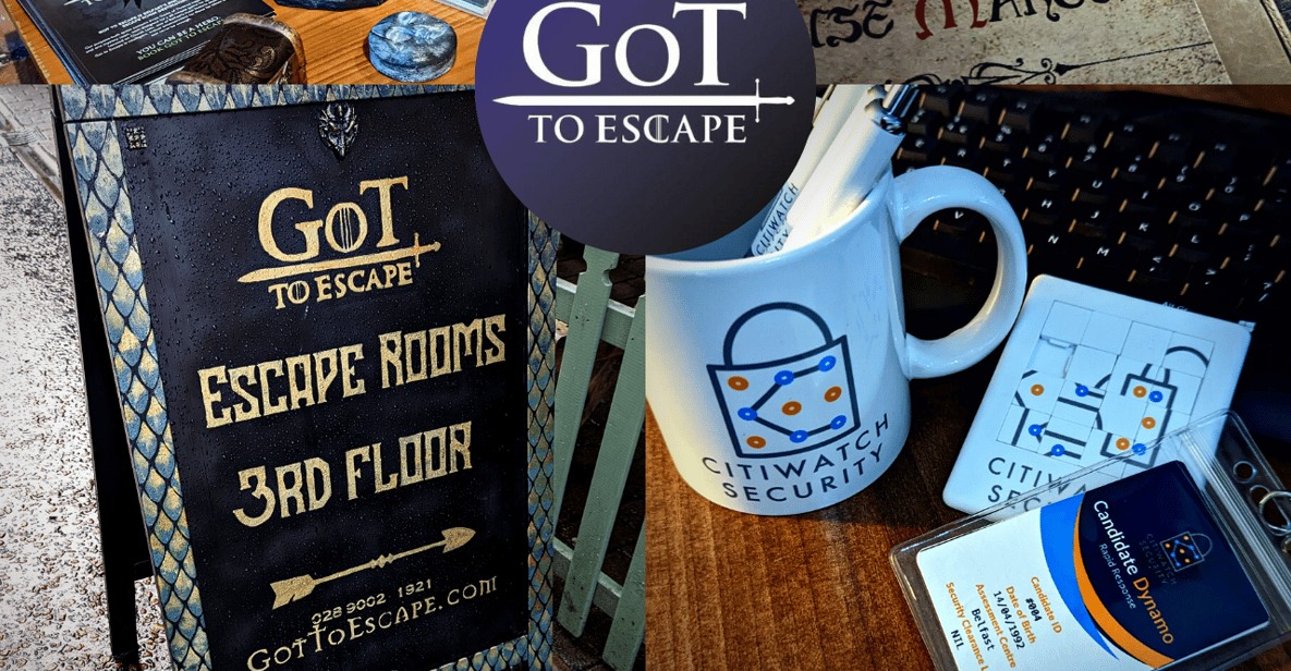 got to escape - game of thrones escape rooms belfast photos