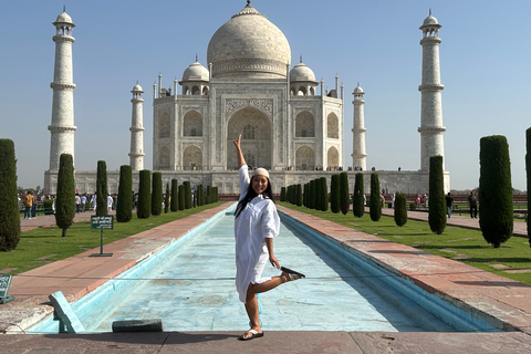 Von Delhi Samday Taj Mahal Tour mit exklusiven Bildern