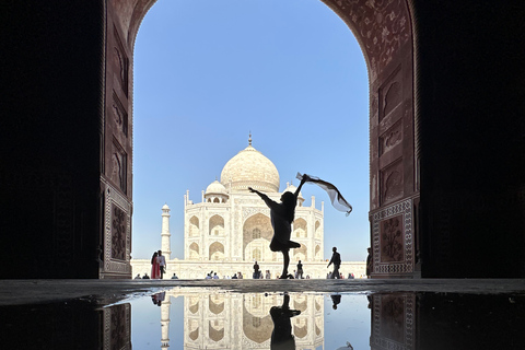 Von Delhi Samday Taj Mahal Tour mit exklusiven Bildern