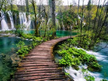 Zadar: Visita guiada de um dia aos Lagos Plitvice com ingressos