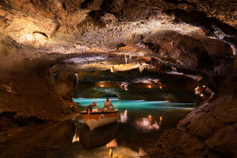 From Valencia: San José Caves with Entry and Boat Tour