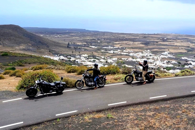 Lanzarote op een Harley Davidson-motorfietsBegeleide tour