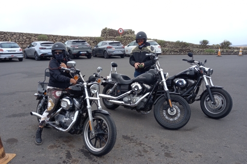 Lanzarote en moto Harley DavidsonVisita guiada