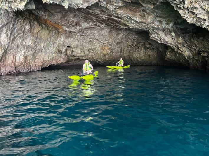 Electric Motorized Kayak from Fiordo di Crapolla to Nerano GetYourGuide