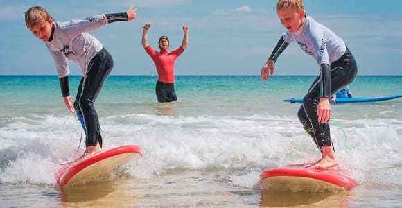 Fuerteventura: Kids and Family Surfing Lesson