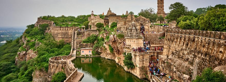 Visite du fort de Chittorgarh avec arrêt à Pushkar depuis Udaipur.