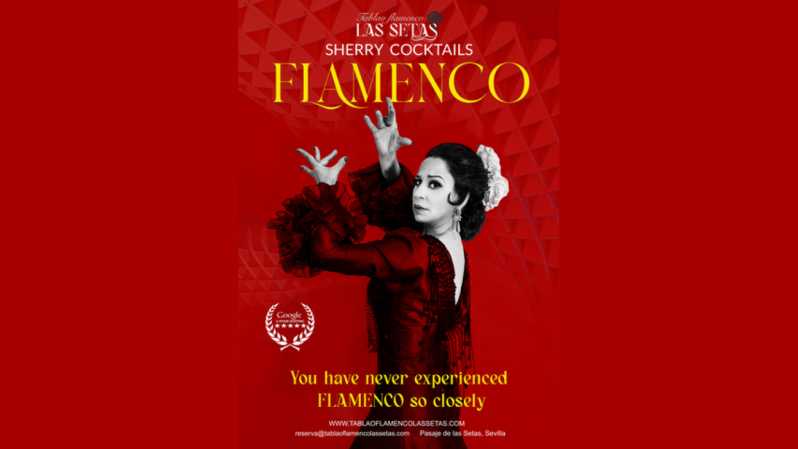 Sevilla: Billett til flamencoshow på Tablao Flamenco Las Setas