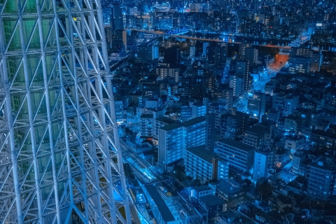 Tokyo Skytree : Billet d'entrée et transfert privéTembo Deck (350m) & Galleria (450m) avec ramassage privé
