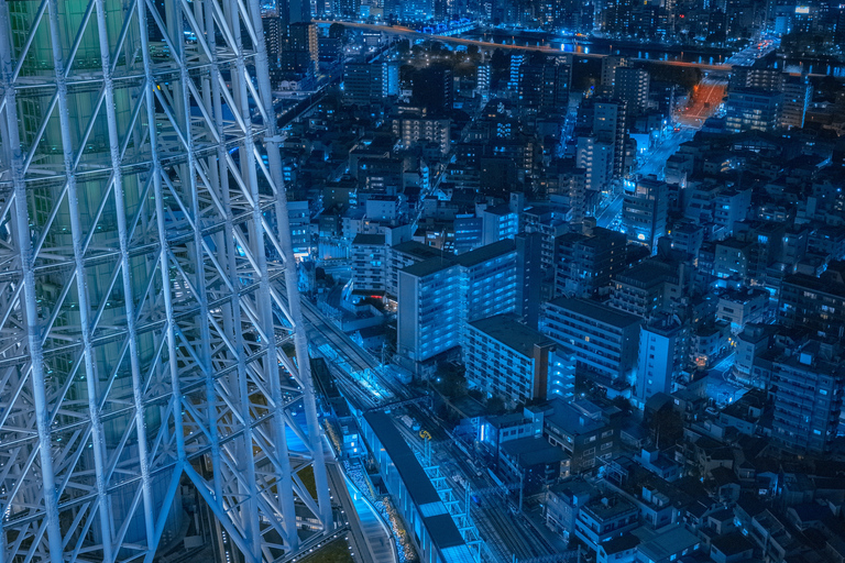 Tokyo Skytree: Admission Ticket and Private Pick-up Transfer Tembo Deck (350m) & Galleria (450m) with Private Pick-up