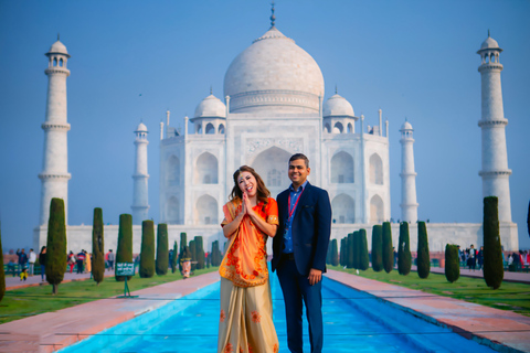 Agra : Visite guidée du Taj Mahal et du Fort d'Agra (journée complète)