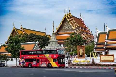 Bangkok: Hop-On Hop-Off Bus Tour with Onboard Commentary