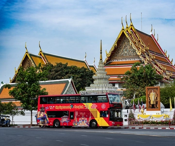 Bangkok: City Sightseeing Hop-On Hop-Off Bus Tour