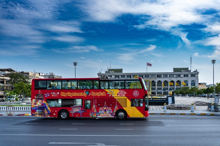 Bangkok : Visite guidée en bus avec commentaires à bordBangkok : 72 heures d'excursion en bus avec montée et descente rapides