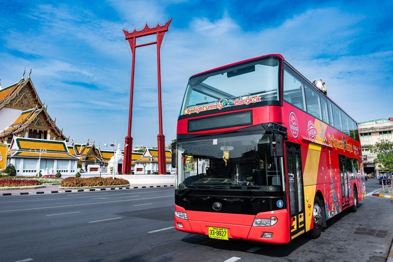 Bangkok: wycieczka autobusowa Hop-On Hop-Off z komentarzem na pokładzieBangkok: 72-godzinna wycieczka autobusowa Hop-On Hop-Off