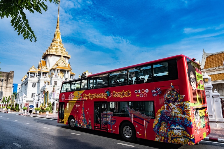 Bangkok: hop-on, hop-off-bustour met commentaar aan boordBangkok: hop-on, hop-off-bustour van 72 uur