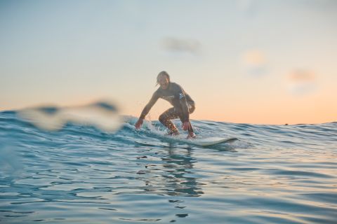 Learn to surf at the white beaches in Fuerteventura's south