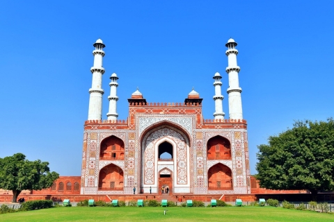Depuis Agra : Itmad-ud-Daula et le tombeau d'Akbar avec visite à pied