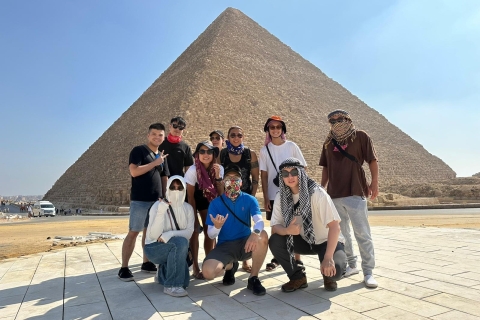 Le Caire : Visite privée d'une journée : Pyramides, Saqqara et Dahshur