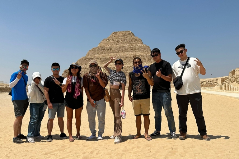 Caïro: privédagtour Bezoek piramides, Saqqara en Dahshur