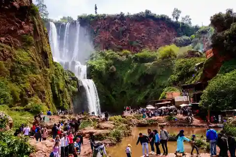 Excursion privée d'une journée aux chutes d'eau d'Ouzoud