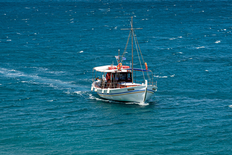 Héraklion Spinalonga Agios Nikol. Elounda all inn Boat + BBQPrise en charge à Héraklion et Ammoudara