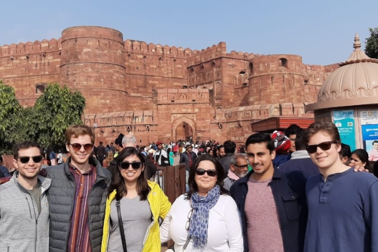 Desde Jaipur - Sáltate la cola: Excursión al Taj Mahal y AgraExcursión con Coche + Guía + Entrada