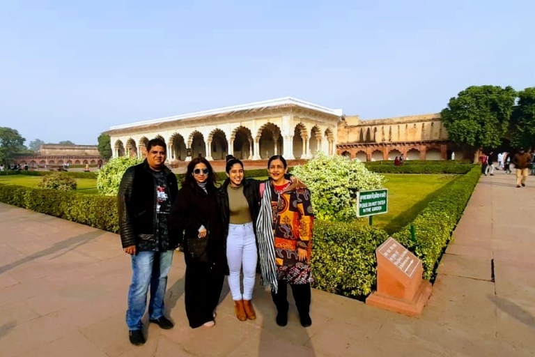 Desde Jaipur - Sáltate la cola: Excursión al Taj Mahal y AgraExcursión con Coche + Guía + Entrada