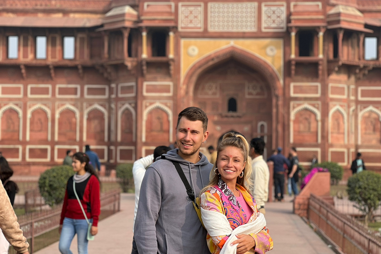 Vanuit Jaipur - Skip the line: Taj Mahal & Agra TourRondleiding alleen met gids