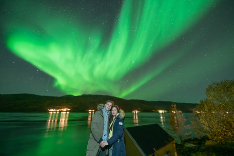 Tromsø : Excursion aux aurores boréales avec photos et combinaisons chaudes