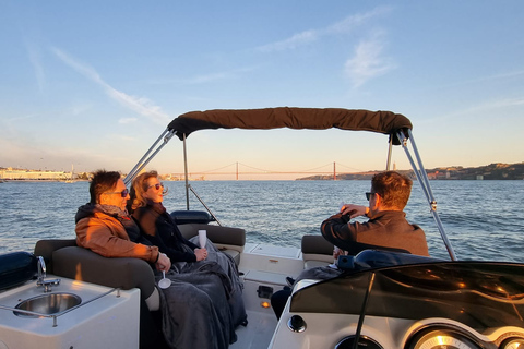 Lisbonne : Croisière en bateau de jour/coucher de soleil/nuit avec champagne