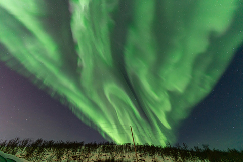 Tromsø : Excursion aux aurores boréales avec photos et combinaisons chaudes