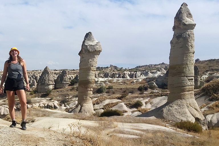 Wandeltocht van een hele dag met hoogtepunten in CappadociëRondleiding Engels, Frans