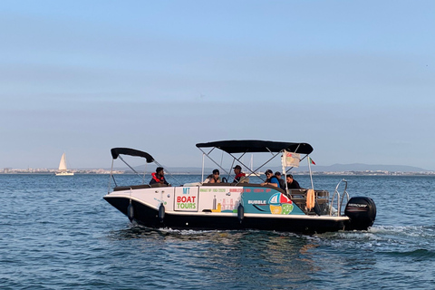 Lissabon: City Boat Cruise overdag/zonsondergang/nacht met champagne