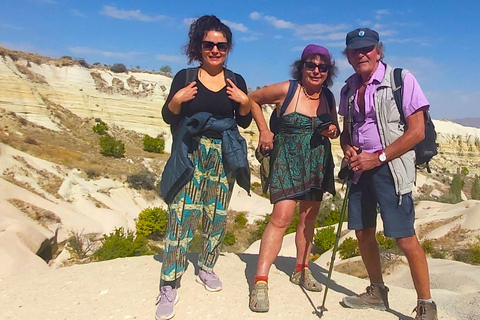 Wandeltocht van een hele dag met hoogtepunten in CappadociëRondleiding Engels, Frans