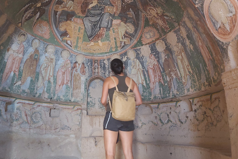 Wandeltocht van een hele dag met hoogtepunten in CappadociëRondleiding Engels, Frans