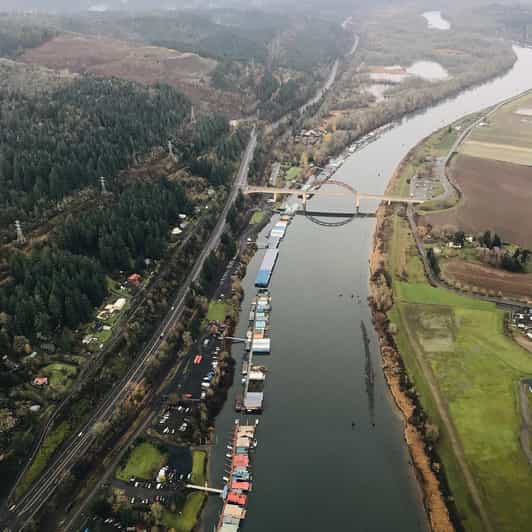From Portland Skyscrapers and Bridges Helicopter Tour GetYourGuide