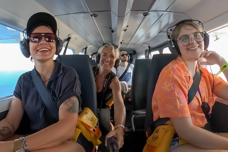 Vanuit Airlie Beach: Whitsundays panoramische vlucht met pick-up