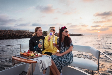 Marina del Rey: Luxury Boat Cruise with Wine & Cheese Private Tour
