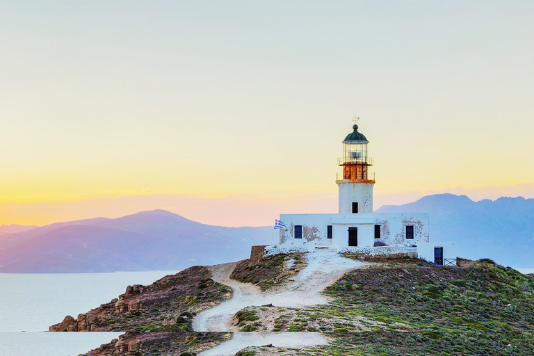 Mykonos: Excursión a medida con coche de lujo